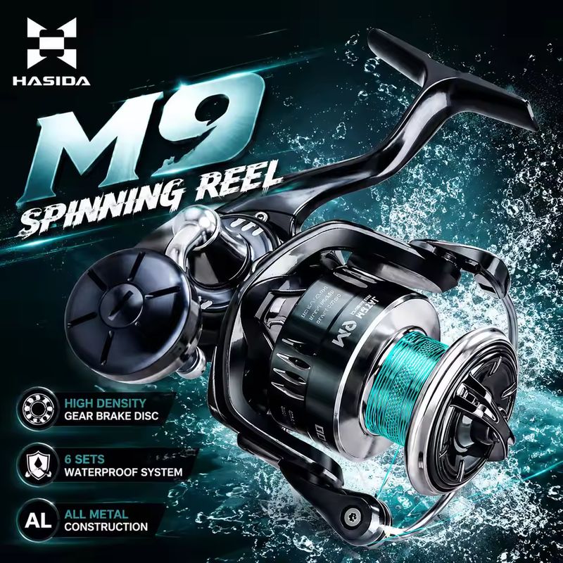 HASIDA M9 Spinnrolle Vollmetal – Fishing Boat Steering Wheel Bewertung und Preis